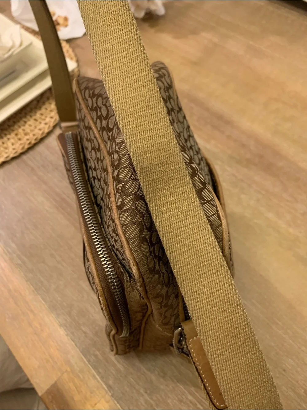 Coach mini C camera bag